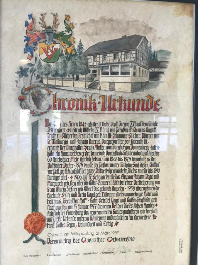 Bergischer Hof Overath Extérieur photo